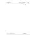 SONY KVJ29MF1 Service Manual