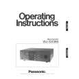 PANASONIC WJSX350 Owner's Manual