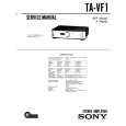 SONY TAVF1 Service Manual