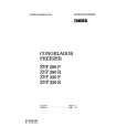 ZANUSSI ZVF320R Owner's Manual