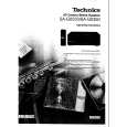 TECHNICS SAGX550 Owner's Manual