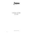 ZOPPAS PV24E Owner's Manual