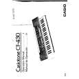 CASIO CT430 Owner's Manual