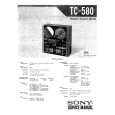 SONY TC580 Service Manual