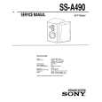 SONY SS-A490 Service Manual