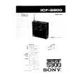 SONY ICF5900 Service Manual