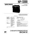 SONY NP12000 Service Manual