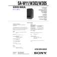 SONY SAW305 Service Manual