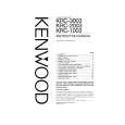 KENWOOD KRC-1003 Owner's Manual