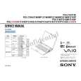 SONY PCGZ1VXCNP Service Manual