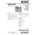 SONY MZN707 Service Manual