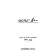 MOFFAT WF40B Owner's Manual