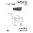 SONY TAVE810G Service Manual