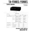 SONY TAF590ES Service Manual