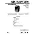 SONY WMFS497 Service Manual