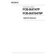 SONY FCB-IX47 Service Manual