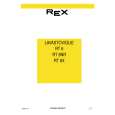 REX-ELECTROLUX RT6X Owner's Manual