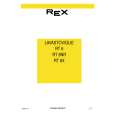 REX-ELECTROLUX RT6X Owner's Manual