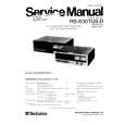TECHNICS RS630TUSD Service Manual