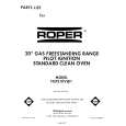 WHIRLPOOL FGP210VL1 Parts Catalog