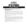KAWAI FS780 Owner's Manual