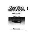 PANASONIC NV-H75PX Owner's Manual
