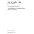 AEG LAV4750 Owner's Manual