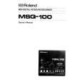 ROLAND MSQ-100 Owner's Manual