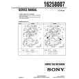 SONY 16258007 Service Manual