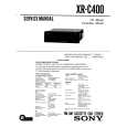 SONY XRC400 Service Manual