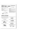 KENWOOD SRC402 Owner's Manual