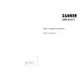 ZANKER ZKK3121F Owner's Manual