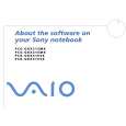 SONY PCG-GRX316SK VAIO Software Manual