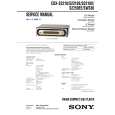 SONY CDXSW330 Service Manual