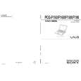 SONY PCG-F150 Service Manual
