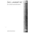 AEG LAV267 Owner's Manual