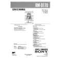 SONY RMD170 Service Manual