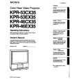 SONY KPR-46CX35 Owner's Manual