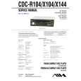 SONY CDCX104 Service Manual