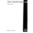 AEG FAV9449SGA Owner's Manual