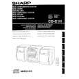 SHARP CDC1H Owner's Manual