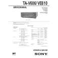 SONY TAVE610 Service Manual