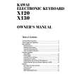 KAWAI X120 Owner's Manual