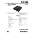 SONY MZE33 Service Manual