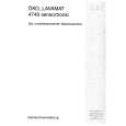 AEG LAV4749 Owner's Manual