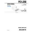 SONY PCVJ200 Service Manual