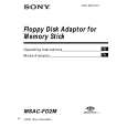 SONY MSAC-FD2M Owner's Manual