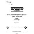 WHIRLPOOL FGP310VW0 Parts Catalog