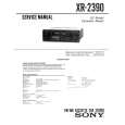 SONY XR2390 Service Manual