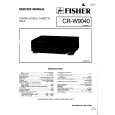 FISHER CR-W9040 Service Manual